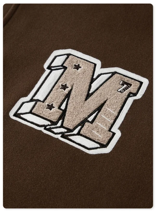 Plus Size Men's Versity College Jackets Blank Varsity Jackets Varsity Jacket for Men - Image 5