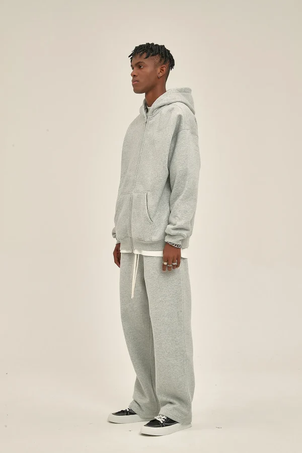 New Product Hot Sale Cropped Hoodie Heavyweight Oversized Plain Thick Boxy - Image 2