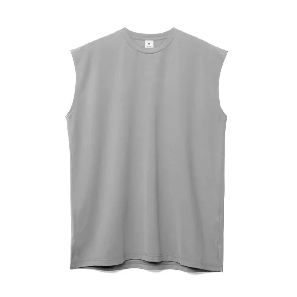RTS Loose Quick Dry Solid Color Men's  Training Sports Vest - Image 6