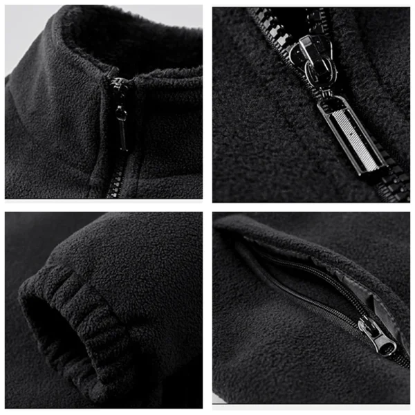 Men 2025 New Winter Fleece Jacket Parka Coat Men Spring Casual Tactical Outwear Thick Warm Jacket Vintage 100pcs - Image 6
