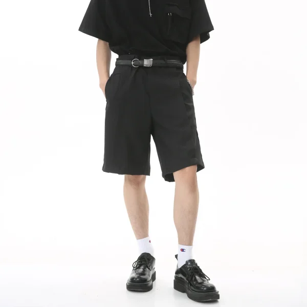 New Fashion Loose Breathable Suit Fabric Summer All-match Suit Shorts for Man - Image 3