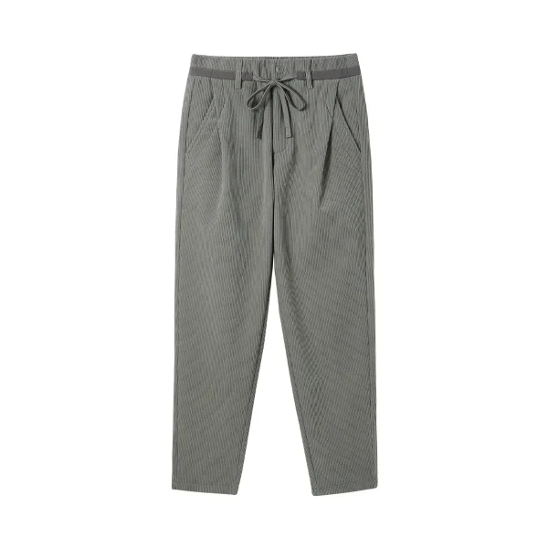 Cropped Design 100% Polyester Blank Mens Corduroy Pants With Stretch Waist
