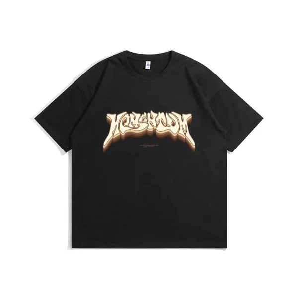 Printing Oversized Blank Mens T-shirt Running Tee Gym Wear Sports T Shirt for Men - Image 2