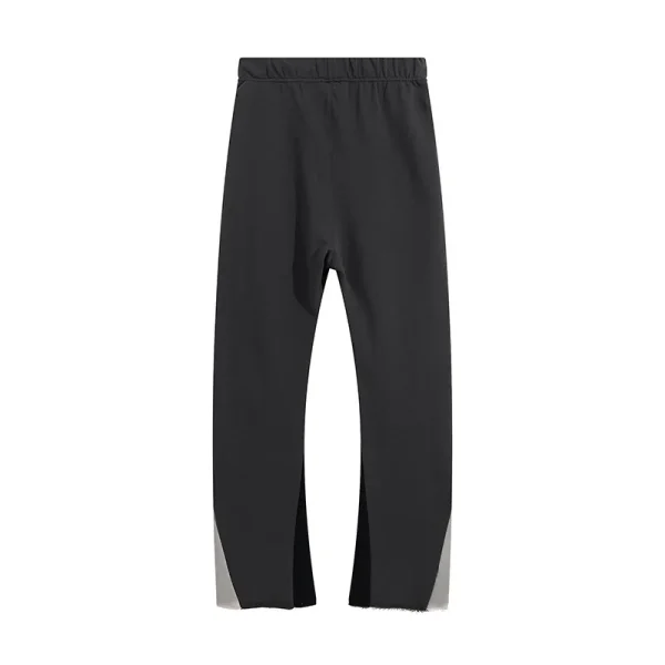 Baggy Casual Sport Pants Men High Quality 100% Cotton Two-color Splicing Design Sweatpants for Men