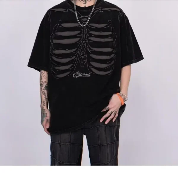 High Quality Men's Plain Tee Shirt Distressed Washed Tshirts Oversized T-shirts for Summer