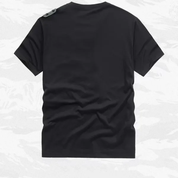 Hot Sale Oversize Patchwork Tops Multi Pocket Cotton Men's T-Shirts