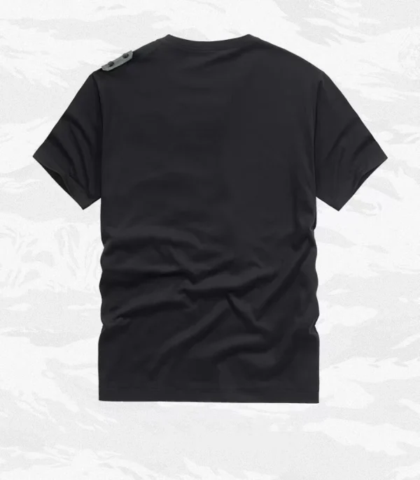 Hot Sale Oversize Patchwork Tops Multi Pocket Cotton Men's T-Shirts - Image 6