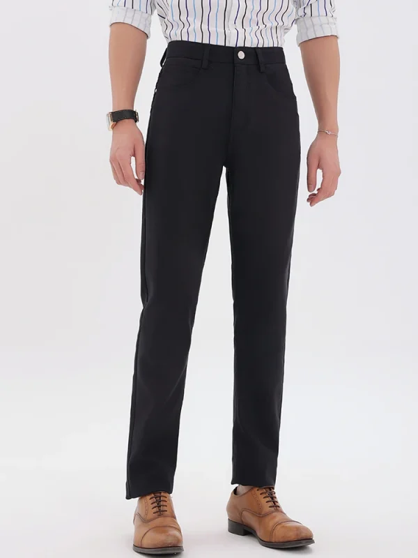Best Selling Trousers Athletic/Cargo/Straight Retro Design Striped Slim Fit Men's Business Casual Chino Pants Trousers - Image 6