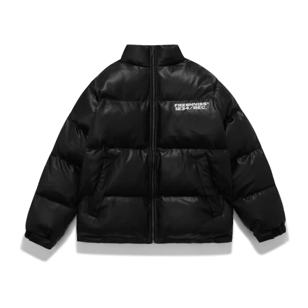 2025 New Design Men's Jacket Foam Printing Embossed the Streets of Popular Hip-hop Style Men's Coats - Image 2