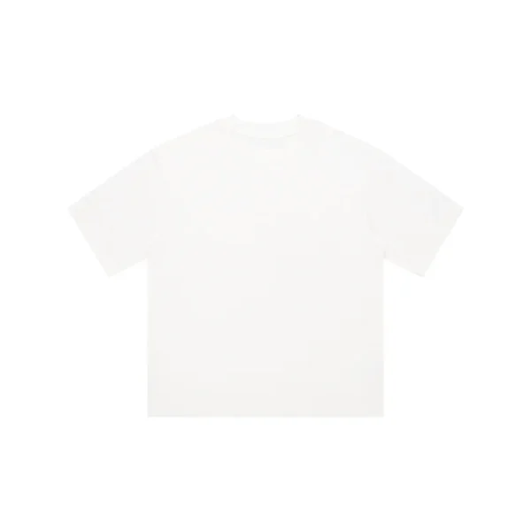 Men's Fashion Heavyweight Slub Cotton Short Sleeve T-Shirt Loose Fit Summer Solid Color 100% Cotton 300 GSM - Image 6