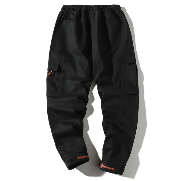 100% Cotton Hip Hop Cargo Pants for Young Men - Image 5