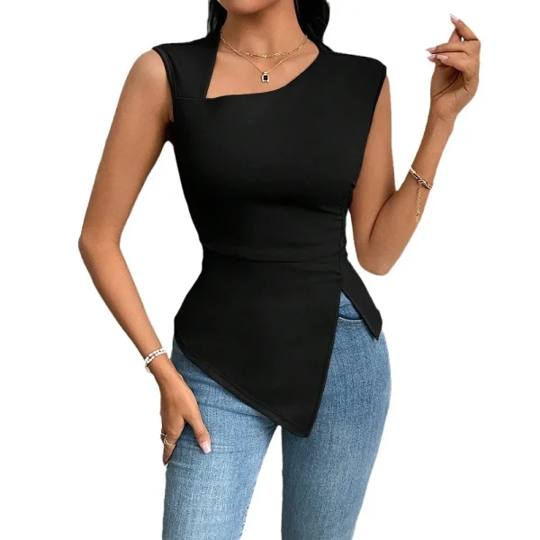 Spring Summer Women's Fashion T-Shirt Elegant European American Style - Image 4