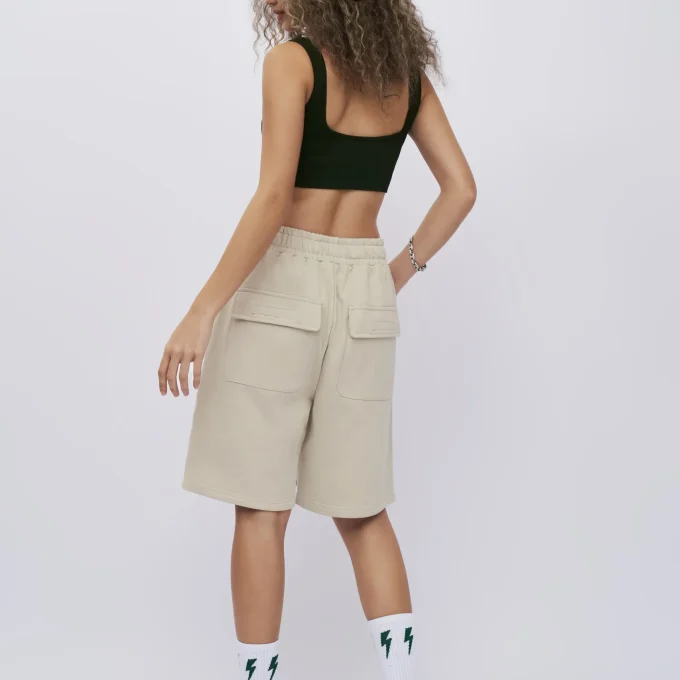 2025 New Style Freight Blank Men's Heavy 100% Cotton Shorts Multi-pocket Design Fashion Cargo Shorts