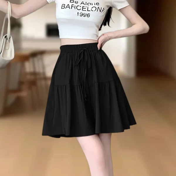 Women's Summer Casual High Waist Wide Leg Pants  Shorts High Praise Rate Direct Supply - Image 2