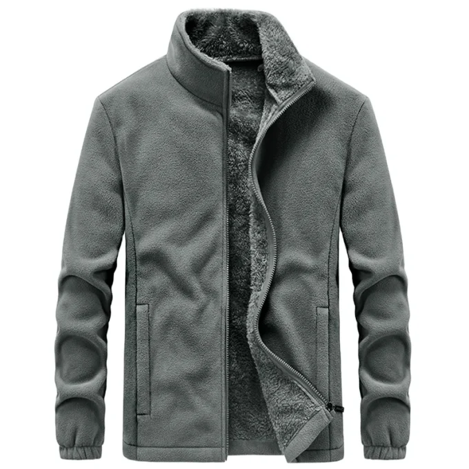Men 2025 New Winter Fleece Jacket Parka Coat Men Spring Casual Tactical Outwear Thick Warm Jacket Vintage 100pcs
