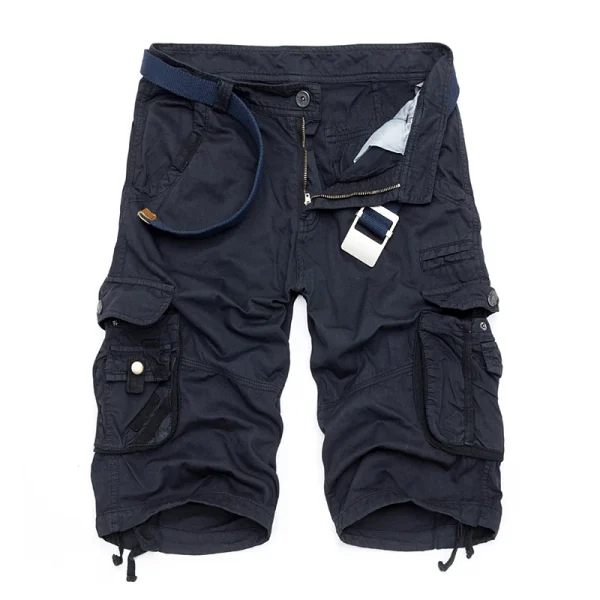 New Mens Shorts Fitness Plaid Casual Short Pants High Quality Shorts Men's Sports Bermuda Cargo Shorts Daily Knitted Mid Waist - Image 5