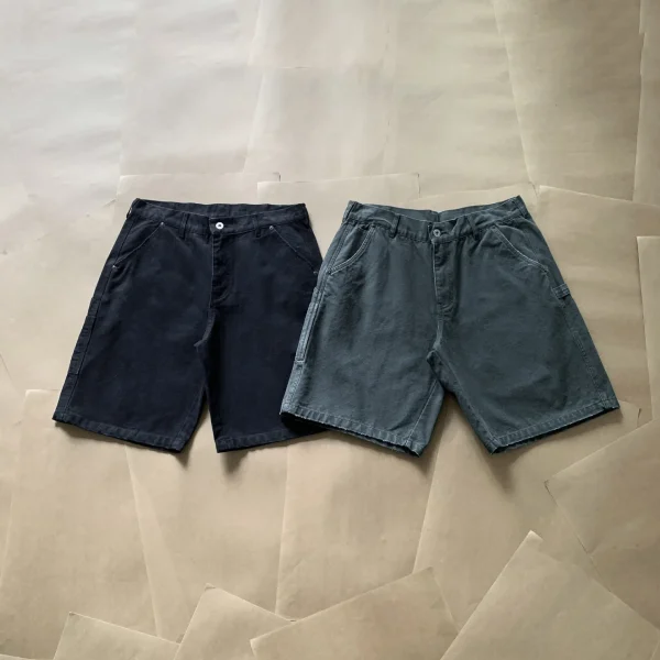 12 oz Washed B28 Flap Pocket Denim Shorts Summer American Logging Style Breathable Vintage Casual Pants Jeans
