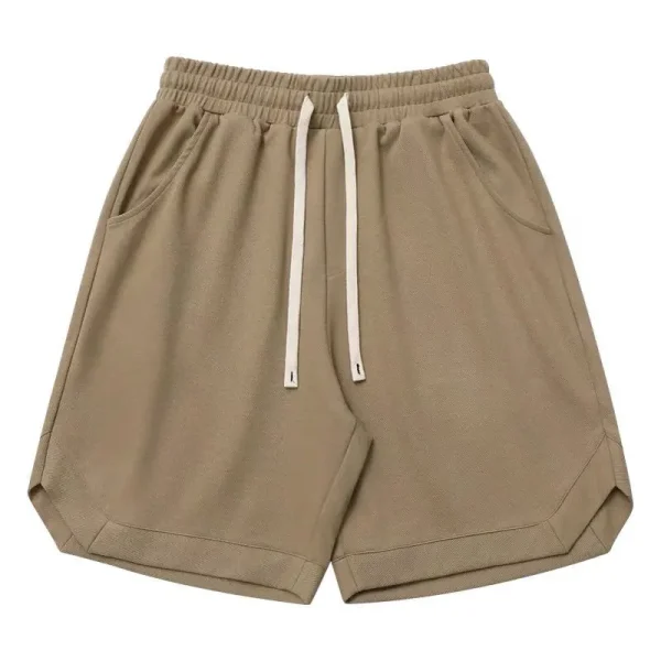 Blank Workout Jogger Sports Casual Polyester Men Jorts Elastic Waist Sweat Shorts With Pockets