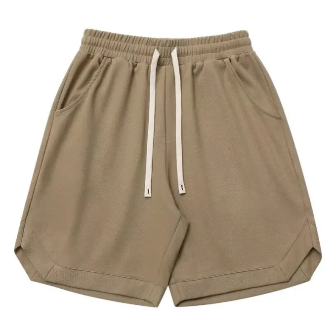 Blank Workout Jogger Sports Casual Polyester Men Jorts Elastic Waist Sweat Shorts With Pockets