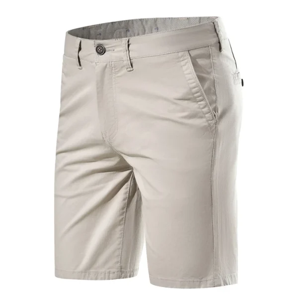 Quality Stretch Cotton Summer Style Washed Men's Chino Shorts