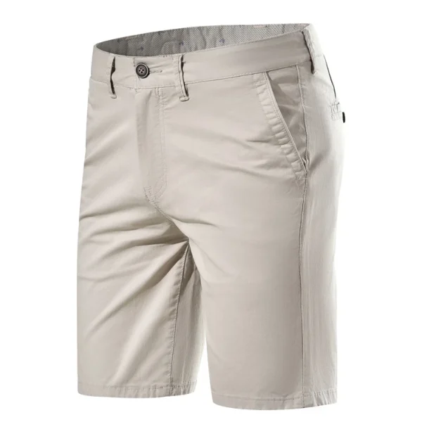 Quality Stretch Cotton Summer Style Washed Men's Chino Shorts