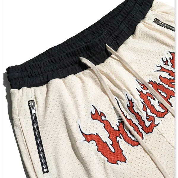 Drawstring Basketball Shorts Embroidered Mesh Shorts Casual Pants Sweatpants for Mens Shorts