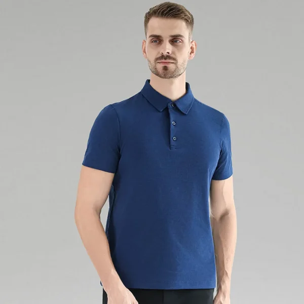Men's Polo Shirts Men Polo Shirt Casual Golf Business T-shirt Plain Fit Dry Breathable High Quality Short Half Sleeve - Image 5