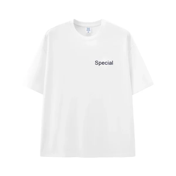 MDQ  Men's Summer Surfing Cute Pet Embroidered T-Shirt Loose 25 Spring New American Street Short Sleeve Couple for MEN - Image 6