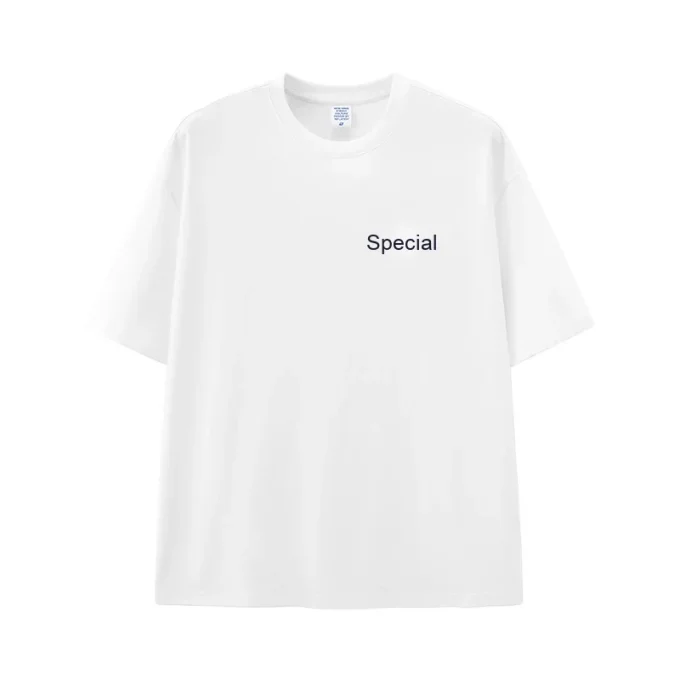 MDQ Men's Summer Surfing Cute Pet Embroidered T-Shirt Loose 25 Spring New American Street Short Sleeve Couple for MEN