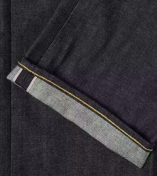 100% Cotton Raw Denim Selvedge Jeans for Men Vintage Woven Straight Jeans Low Moq Breathable Pants No Jeans NO Wash