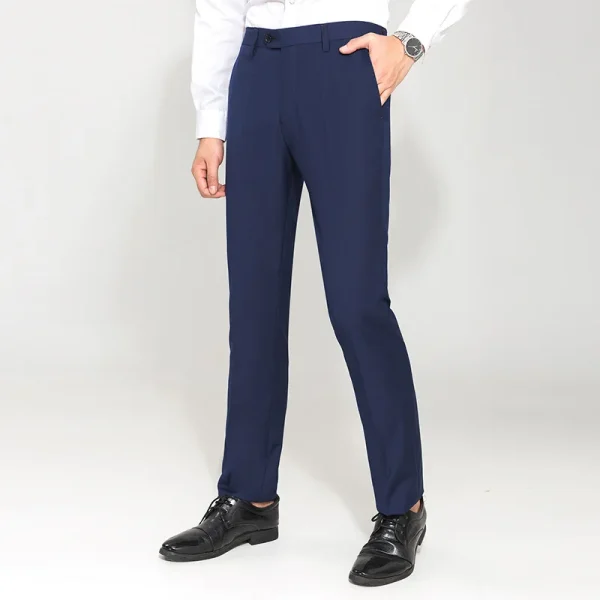 Business Mens  Pants Good Quality Fashion Classic Plus Size Trousers Suits Pants - Image 2