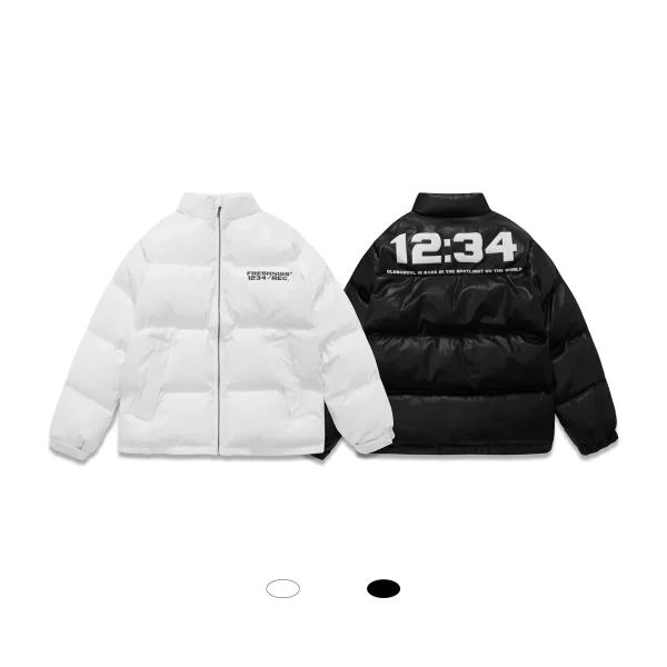 2025 New Design Men's Jacket Foam Printing Embossed the Streets of Popular Hip-hop Style Men's Coats - Image 3
