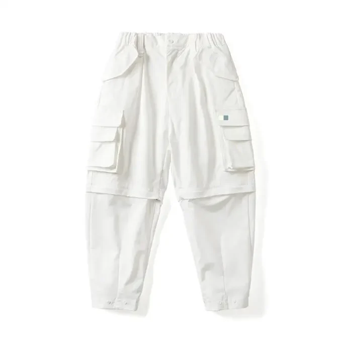 Autumn Mens Slim Fit Trousers Hip Hop Big Pockets Casual Sports Cargo Pants