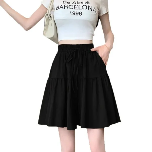 Women's Summer Casual High Waist Wide Leg Pants  Shorts High Praise Rate Direct Supply - Image 5