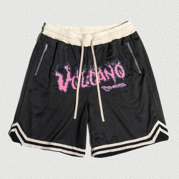 Drawstring Basketball Shorts Embroidered Mesh Shorts Casual Pants Sweatpants for Mens Shorts