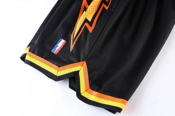 Vintage Streetwear Fitness Sports Jogger Printed Plain Mesh Basketball Shorts Men - Image 5