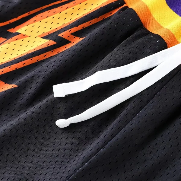 Vintage Streetwear Fitness Sports Jogger Printed Plain Mesh Basketball Shorts Men