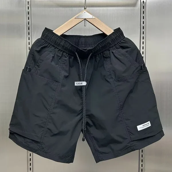 Men's Summer Outdoor Sports Shorts Lightweight Quick-Dry  Style Casual Loose Elastic Waist Trendy