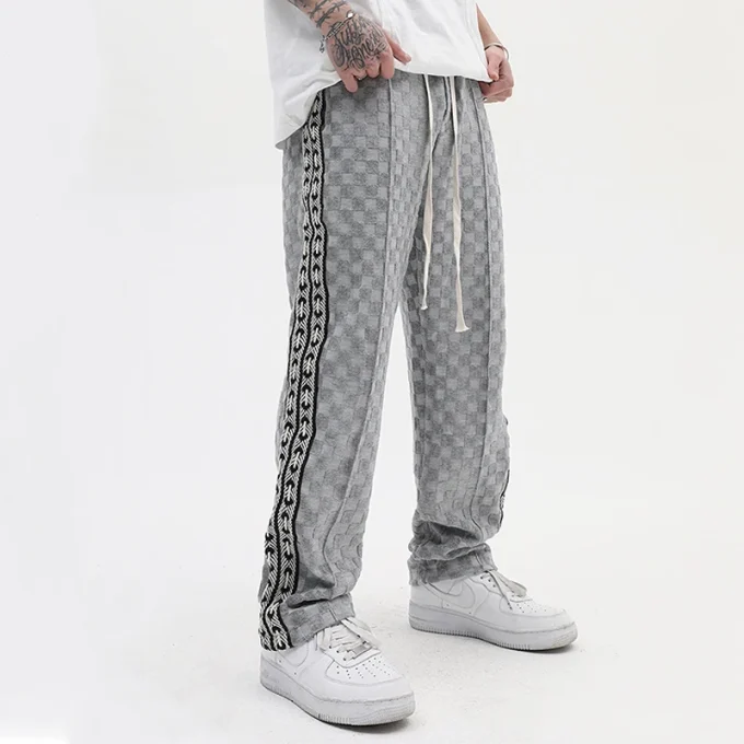 Casual Jogger Pants Men Straight Trousers 2025 Hot Sale Men's Fashion Woven Adults Lightweight Made Designs 50pcs