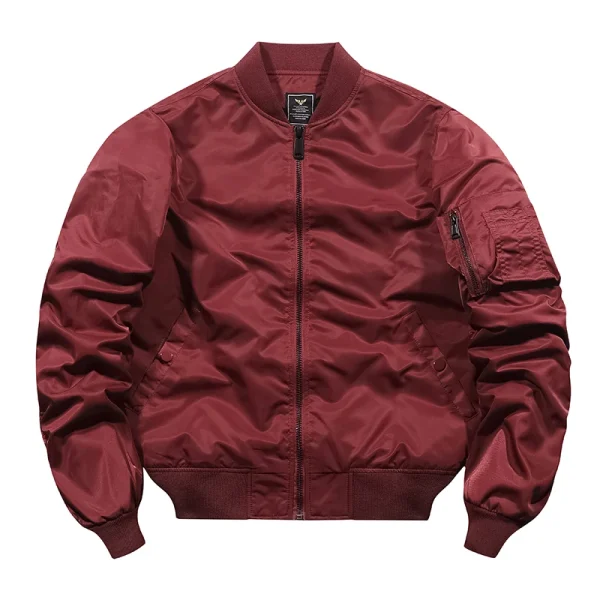 Men Bomber Jackets Hip Hop Bomber Jackets Mens Bomber Jacket - Image 5