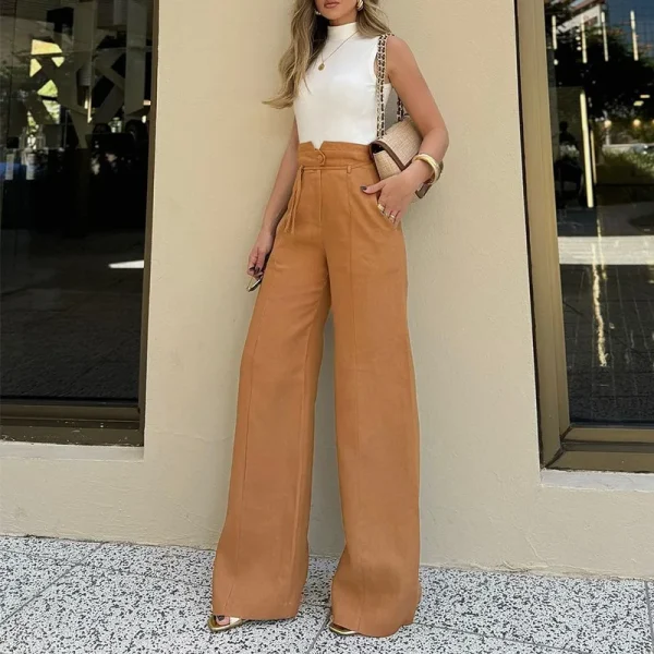 Women's High-Waisted Long Dress Pants Versatile New Fashion Autumn Commuter Style