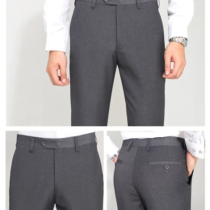 Business Mens Pants Good Quality Fashion Classic Plus Size Trousers Suits Pants