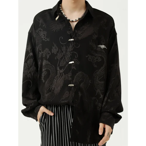 Men's Clothing Design New Oversized Terylene High Quality Style Long Sleeve Casual Polyester Knitted Embroidered - Image 4