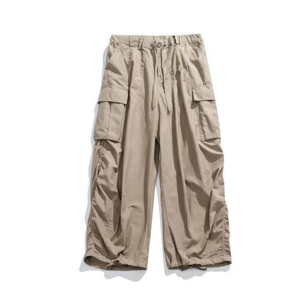 Design High Quality Cargo Trousers Oversized Multi-pocket Soft Casual 100%cotton Man's Cargo Pants - Image 5
